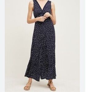 Anthropologie HD in Paris Tallulah Wide-Leg Sleeveless Jumpsuit sz 4
